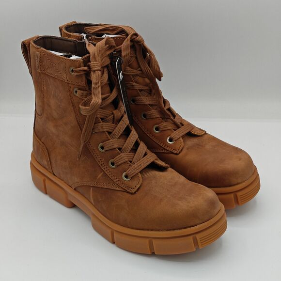 SOREL Women's Explorer STRT Lace Boot Waterproof Materials (Velvet TanGum 2)